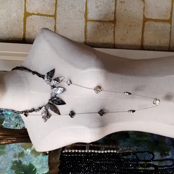 Abalone shell necklace RENFAIRE COSPLAY Fairy Mermaid Boho . - Picture 11 of 13